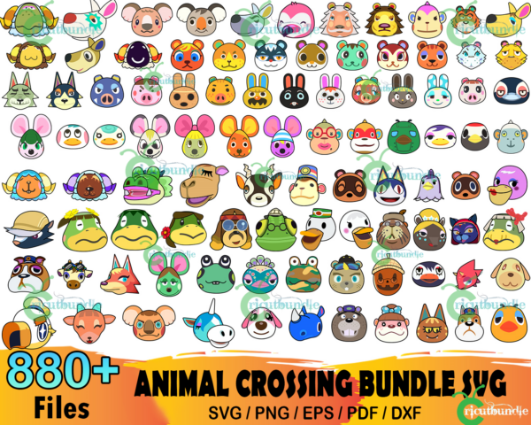 880+ Animal Crossing Svg Bundle, Animal Crossing Svg, Game Svg
