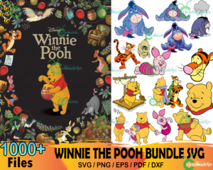 1000+ Winnie The Pooh Bundle Svg, Disney Svg, Pooh Characters