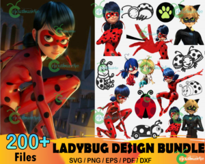 200+ Tales Of Ladybug And Cat Noir Bundle Svg, Disney Svg, Ladybug Svg