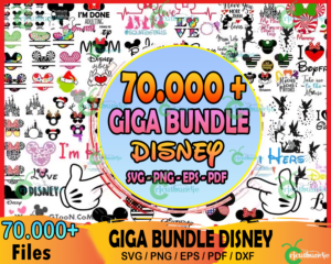 70000+ Disney Giga Svg Bundle, Frozen Svg, Toy Story Svg