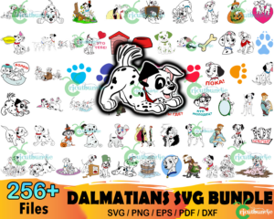 256+ One Hundred And One Dalmatians Bundle Svg, Disney Svg