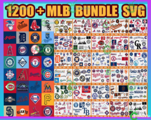 1200+ MLB Team Bundle Svg, Sport Svg, MLB Team svg