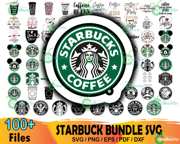 100+ Starbuck Bundle Svg, Starbucks Svg, Starbucks Logo Svg