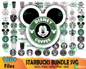 100+ Starbuck Logo Bundle Svg, Starbucks Svg, Starbucks Template