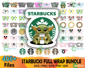 400+ Starbucks Full Wrap Bundle Svg, Starbucks Svg, Starbuck Logo Svg