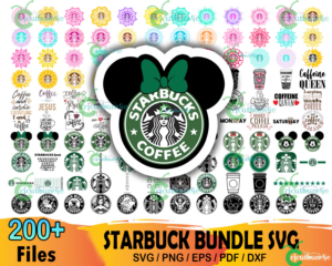 200+ Starbucks Bundle Svg, Starbucks Svg, Starbucks Logo Svg
