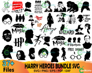 37+ Harry Heroes Bundle Svg, Harry Potter Svg, Dumbledore Svg