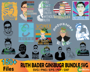 150+ Ruth Bader Ginsburg Svg Bundle, Ginsburg Svg, Rbg Svg