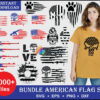 1000+ American flag svg bundle, Firefighter police bundle, rifle gun flag bundle commercial use