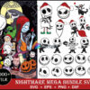 1000+ Jack Skellington, Nightmare before Christmas svg, png, eps, dxf cutting file for print and cricut