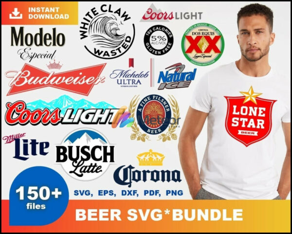 150+ Beer bundle svg, png, eps, dxf for cricut and print