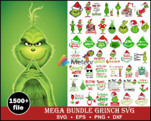 1500+ Grinch svg, Grinch christmas svg, Christmas svg, Grinchmas svg, Grinch face svg, Grinch file svg, Cricut svg, bundle Grinch svg,