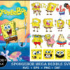 1500+ SpongeBob SVG Bundle 2.0, png, eps, dxf cartoon clipart bundle for cricut and silhouette