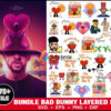 175+Files Bad Bunny Bundle- Digital Download- SVG prints