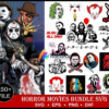 1800+ Horror Movies SVG Bundle 3.0 svg, png, eps, dxf for cricut and print, horror svg cutitng file