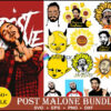 250+ Post Malone svg, png, eps, dxf cutting file for print and cricut