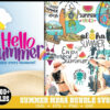 2800 Summer SVG Bundle, Summer Svg, Beach Svg, Summer Design for Shirts, Summertime Svg, Summer Cut Files, Cricut, Silhouette, Png