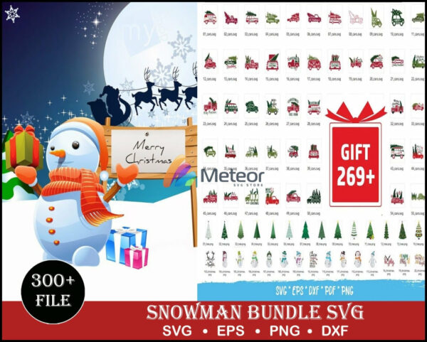 300+ Snow man Christmas svg bundle for cricut and print, Snow man svg bundle