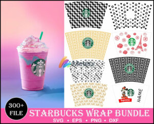 300+ Starbucks Wrap Luxury SVG Bundle 2.0