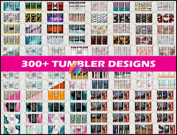 300+ Tumbler SVG Mega Bundle 1.0 svg, png, eps, dxf bundle for cricut and print