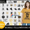 300+ Yellowstone svg bundle for print and cricut, yellowstone tv show svg, tv show cutting file, yellowstone printable