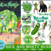 310+ Rick and morty designs, Fun Disney bundle, Morty svg bundle, Rick bundle SVG and for cricut files, Clipart Svg