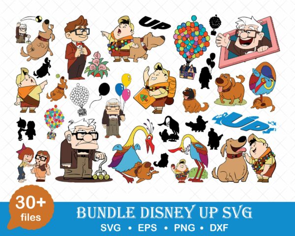 Disney Up svg, dxf, png,Disney Up bundle, Disney Up cricut, Disney Up clip art and image files