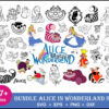 37+ Alice in wonderland svg, png, eps, dxf for print and cricut