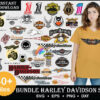 40+ bundle Harley Davidson svg, png, eps, dxf cutting file for print an d cricut