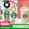 400+ Starbucks wrap svg, png, eps, dxf bundle for cricut and print
