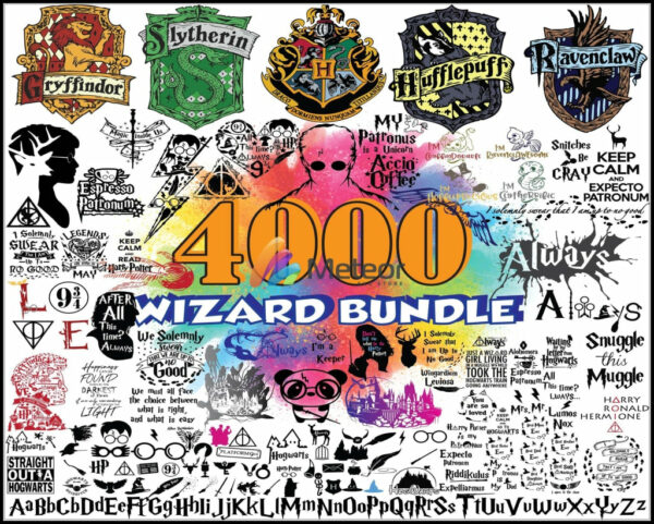 4000+ Harry Potter Files Mega Bundle Cricut Svg File Silhouette , Digital Download, wizard svg bundle cutting file