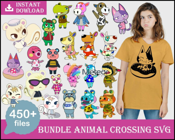 450+ Animal crossing SVG vectors! Get everything from my shop. svg, png mega pack, colored cutting files for cricut - Become VIP user