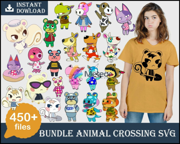 450+ Animal crossing SVG vectors! Get everything from my shop. svg, png mega pack, silhouette cutting files for cricut - Become VIP user