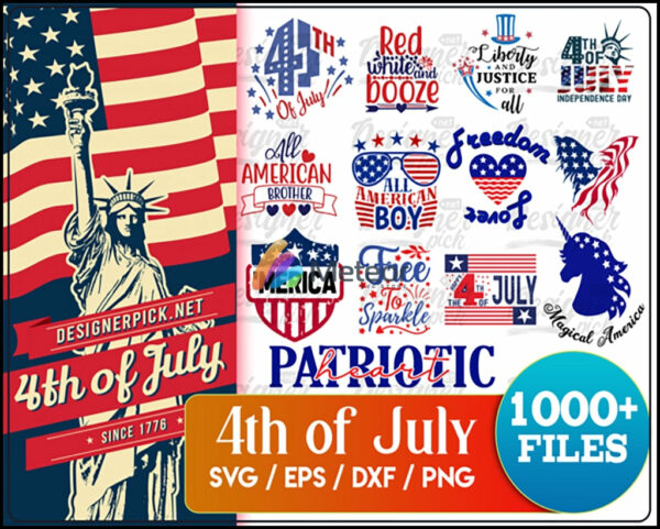 4th of July SVG Bundle,July 4th SVG, fourth of july svg, independence day svg, patriotic svg.