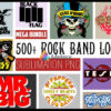 500+ Rock Band Logo SVG Bundle 3.0 for cricut and print, rock band cutting file