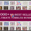 5000+ huge Tumbler SVG Mega Bundle 1.0 svg, png, eps, dxf bundle for cricut and print