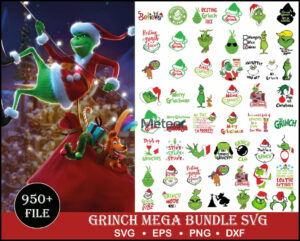 950+ Grinch svg, Grinch christmas svg, Christmas svg, Grinchmas svg, Grinch face svg, Grinch file svg, Cricut svg, bundle Grinch svg,