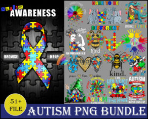 Autism Svg Bundle, Autism Awareness Svg, Autism Quote Svg, Au-Some Svg, Autism Mom Svg, Puzzle Svg, Autism Ribbon Svg,