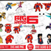 Big hero 6 svg bundle - Digital download
