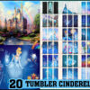 Cinderella Tumbler - Cinderella PNG - Tumbler design - Digital download
