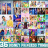 Disney Princess Tumbler - Disney Princess PNG - Tumbler design - Digital download