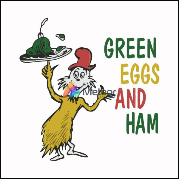 Green eggs and ham svg, png, dxf, eps file DR000126