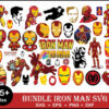 Iron Man svg bundle, Superheroes svg, Ironman svg, Iron Man clipart, silhouette, stencil, vector cut file, Iron Man svg, Superheroes svg