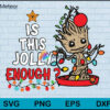 Is this jolly enough christmas svg, Christmas svg, png, dxf, eps digital file CRM1011208L