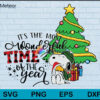 It's the most wonderful time of the year svg, Christmas svg, png, dxf, eps digital file CRM15112020L