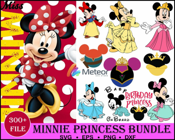 Minnie SVG, Minnie Disney Svg, Minnie Mouse Svg, Disney Svg, Family Vacation Svg, For Cricut, For Silhouette, Cut File, Dxf, Png, Svg