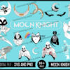 Moon Knight SVG for Cricut, Silhouette, or Print