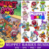 Muppet Babies svg, 68+ Files, BUNDLE Disney svg, Bundle The Muppet Show SVG for Cricut, SVG Silhouette Dxf, Png