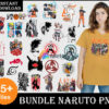 Naruto svg bundle, png, eps, dxf for cricut and print, naruto svg cutting file