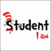 Student I am svg, png, dxf, eps file DR00058